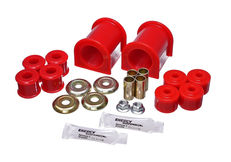 Energy Suspension 89-11 Ford F53 Class A Motorhome 1-1/2in Front Sway Bar Bushings - Red Bushing Kits Energy Suspension
