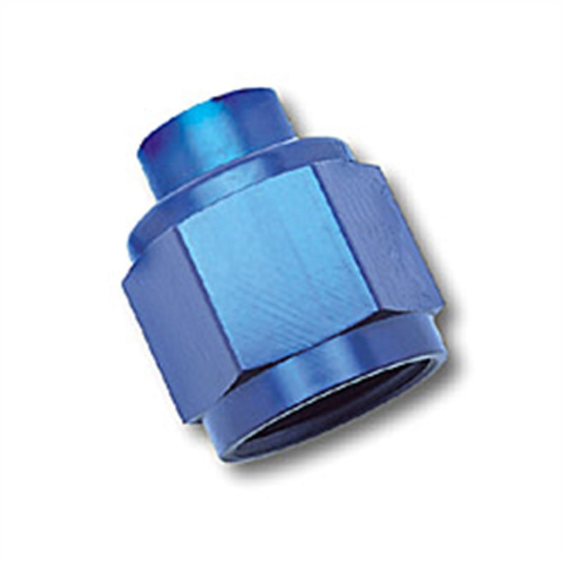 Russell Performance -6 AN Flare Cap (Blue) Fittings Russell