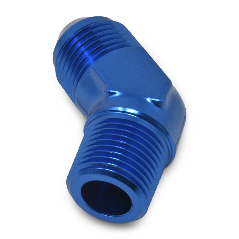 Russell Performance -4 AN to 1/4in NPT 45 Degree Flare to Pipe Adapter Fittings Russell