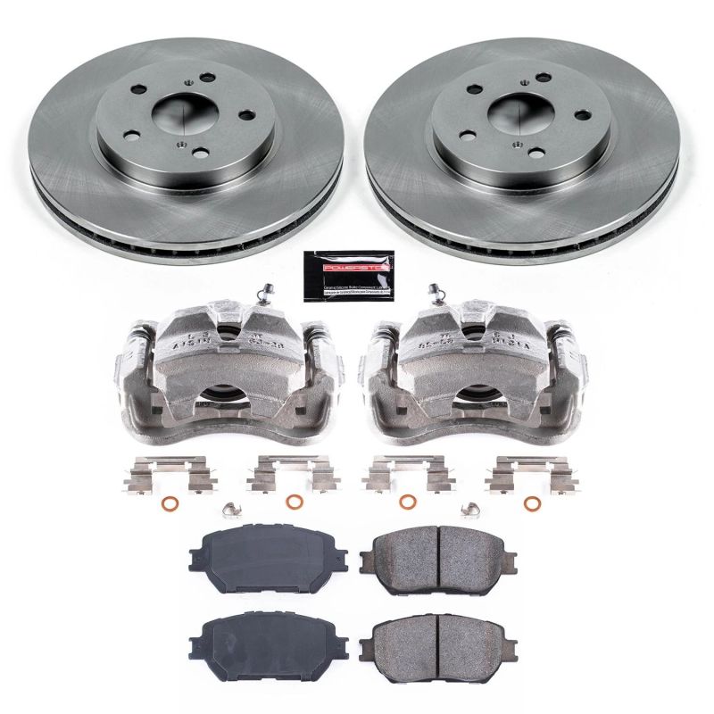Power Stop 2002 Toyota Camry Front Autospecialty Brake Kit w/Calipers Brake Kits - OE PowerStop