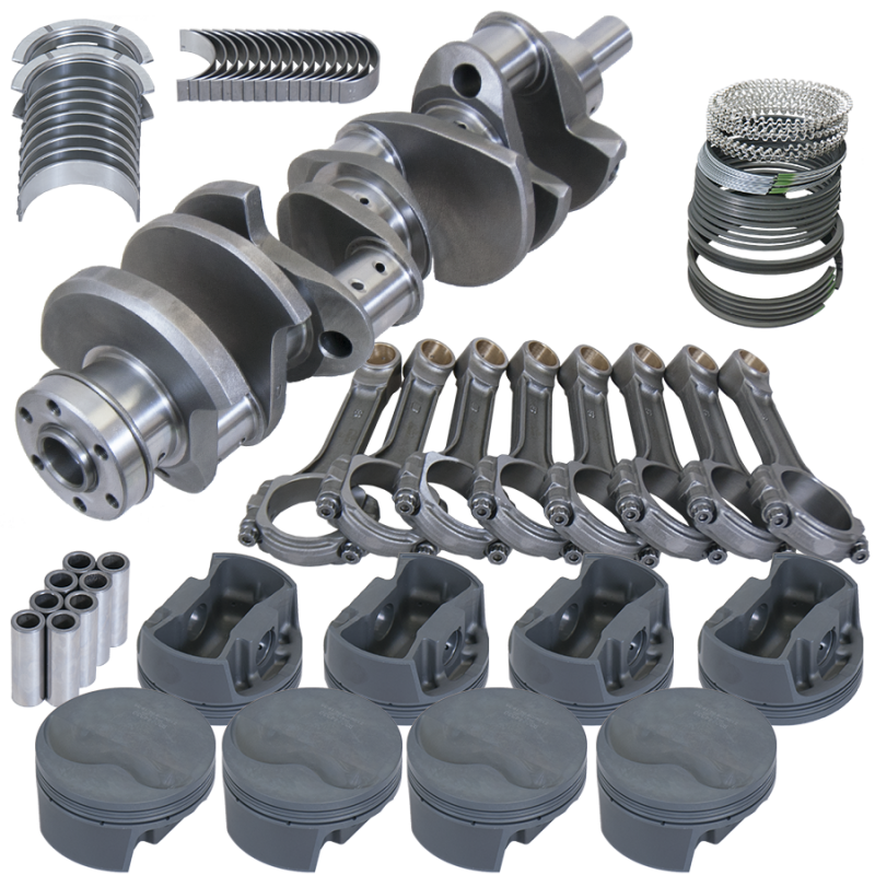Eagle Ford 351W 4.000in Crank 6.250in I-Beam Rods -6.6cc Flat Top 4.060in Pistons Rotating Assembly Rotating Assemblies Eagle