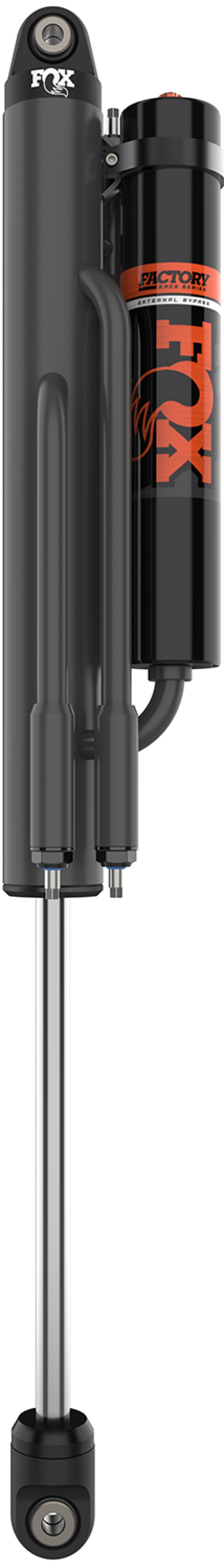 Fox 2.5 Factory Race 8in. P/B Res. 4-Tube Ext. Bypass 7.95in. Shaft Piggyback Shock (Custom) Shocks and Struts FOX