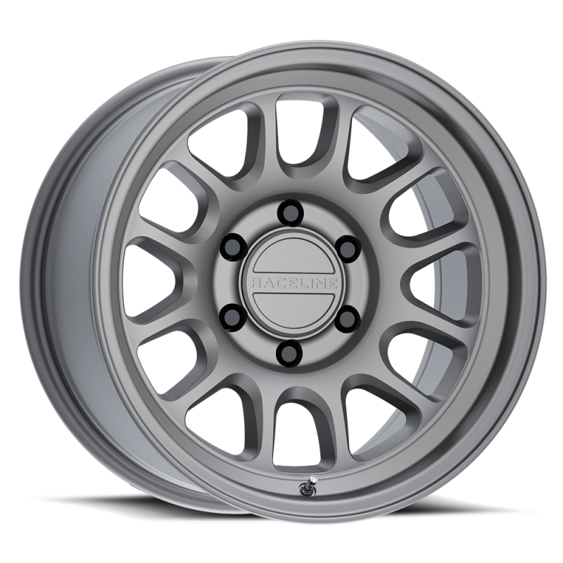 Raceline 958T Rogue 17x9in / 8x165.1 BP / -12mm Offset / 130.81mm Bore - Titanium Wheel Wheels - Cast Raceline