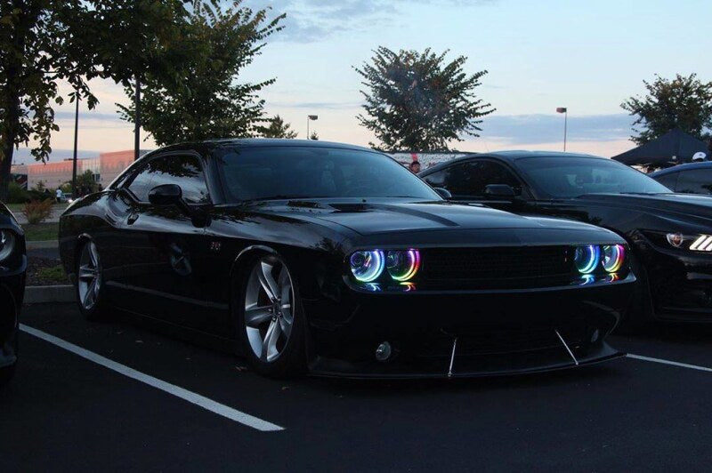 Oracle 15-21 Dodge Challenger Dynamic Surface Mount Headlight Halo Kit - - Dynamic Fog Lights ORACLE Lighting
