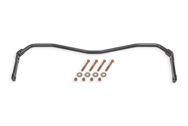 BMR 64-72 GM A-Body 1.00in Hollow Non-Adjustable Rear Sway Bar Kit - Black Hammertone Sway Bars BMR Suspension