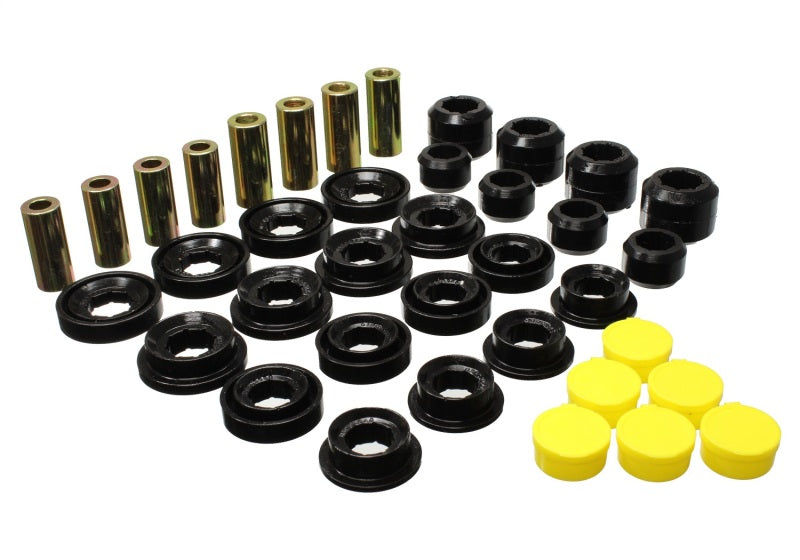 Energy Suspension 03-09 Ram 1500 Pickup 4WD Control Arm Bushing Set - Black Bushing Kits Energy Suspension