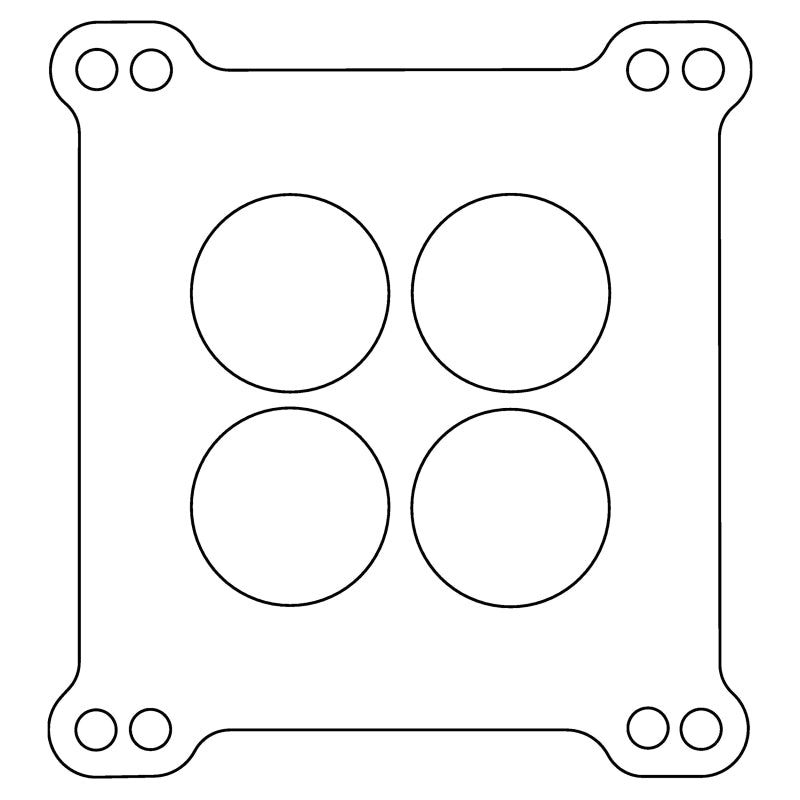 Cometic Carter AFB Holley 4 Barrel .039in Fiber Carburetor Gasket - 4-Hole - Double Drilled Gasket Kits Cometic Gasket