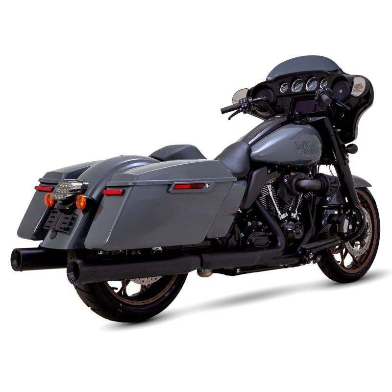 Vance & Hines HD Dresser 17-22 Eliminator 400 Black Slip-On Exhaust Motorcycle Slip-On Vance and Hines