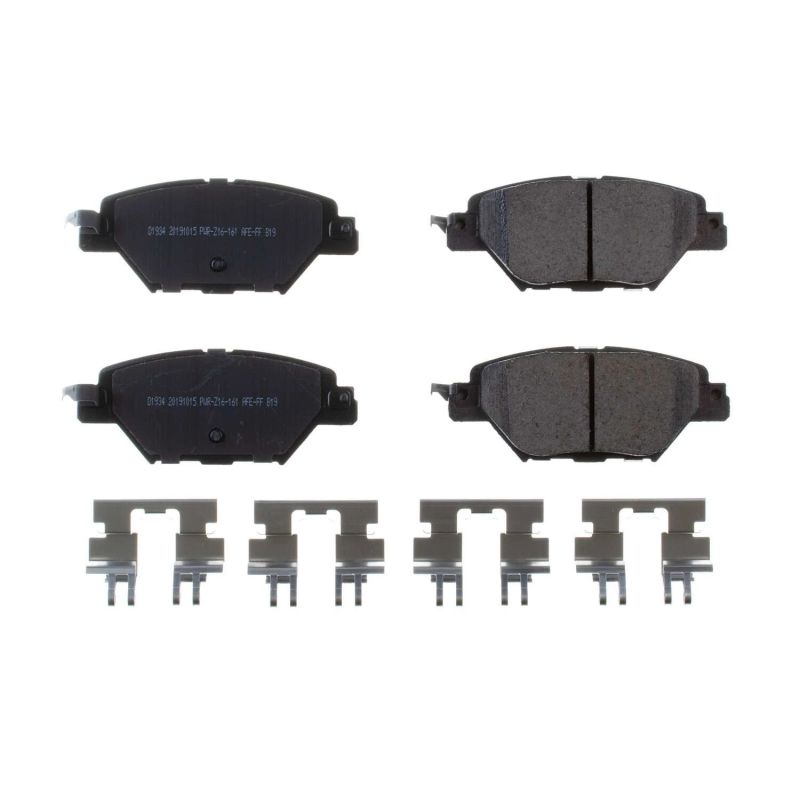 Power Stop 16-19 Mazda CX-9 Rear Z17 Evolution Ceramic Brake Pads w/Hardware Brake Pads - OE PowerStop