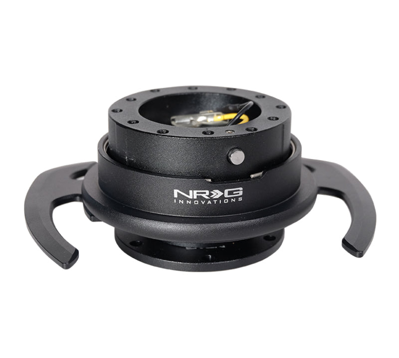 NRG Quick Release Kit Gen 4.0 - Black Body / Black Ring w/ Handles Quick Release Adapters NRG