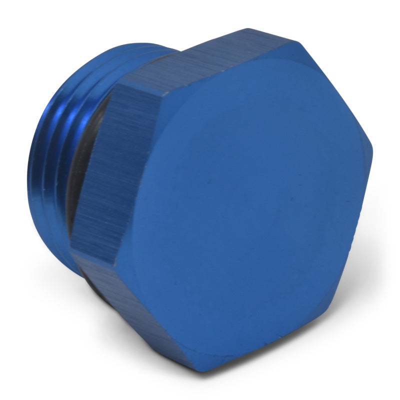 Russell Performance -10 AN Straight Thread Plug (Blue) Fittings Russell
