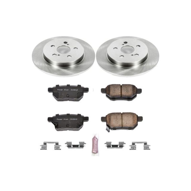 Power Stop 09-10 Pontiac Vibe Rear Autospecialty Brake Kit Brake Kits - OE PowerStop