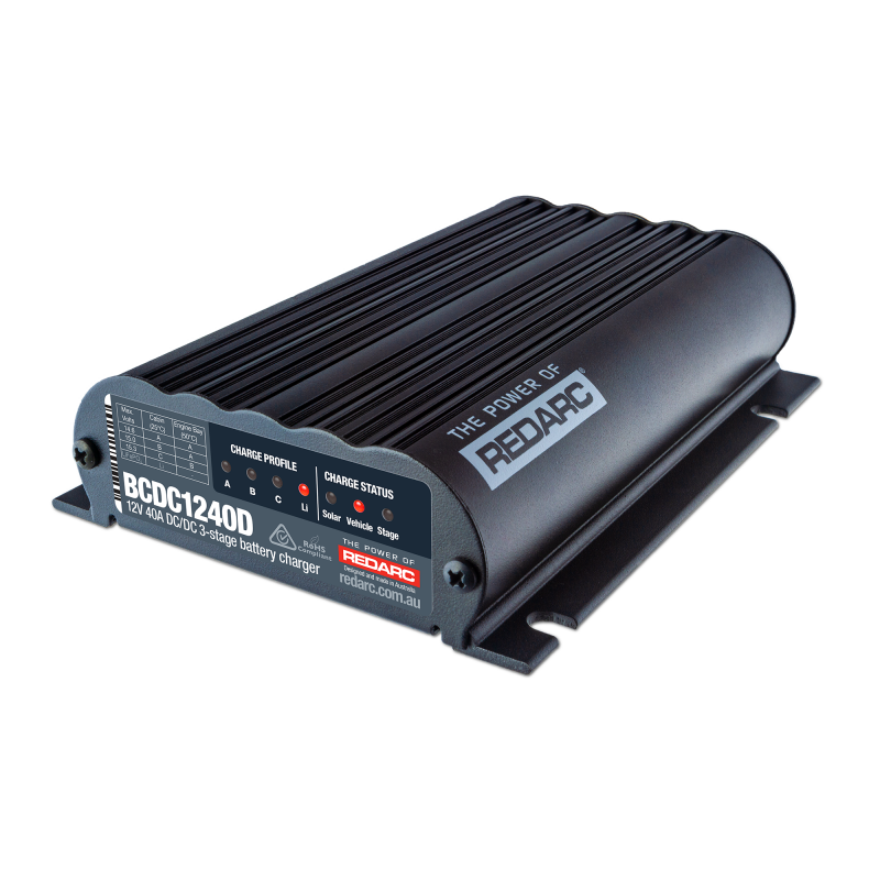 REDARC DC/DC Dual Input In-Vehicle Battery Charger - 12V 40A Battery Chargers REDARC