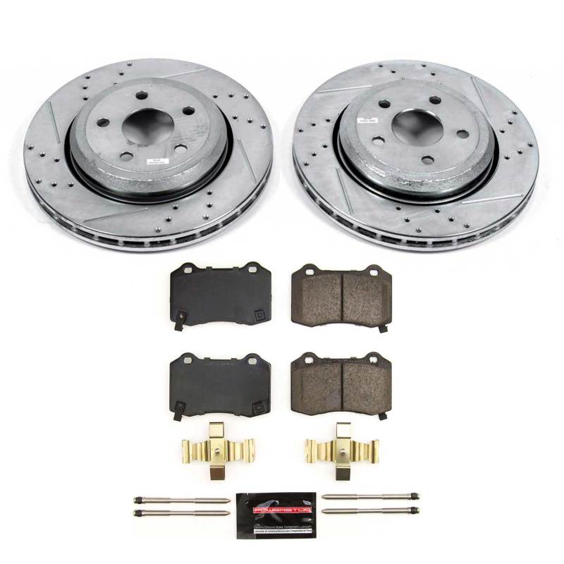 Power Stop 18-21 Jeep Grand Cherokee Rear Z23 Evolution Brake Kit Brake Kits - Performance D&S PowerStop