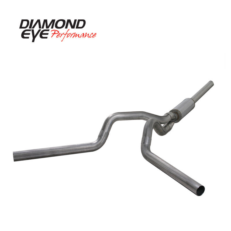 Diamond Eye KIT 4in Catback DUAL SS: 2004.5-2007.5 DODGE CUMMINS 600 Catback Diamond Eye Performance