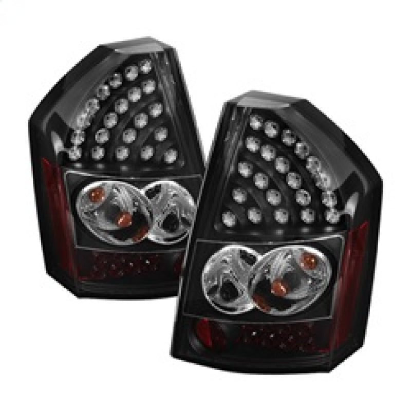 Spyder Chrysler 300C 08-10 LED Tail Lights Black ALT-YD-C308-LED-BK Tail Lights SPYDER