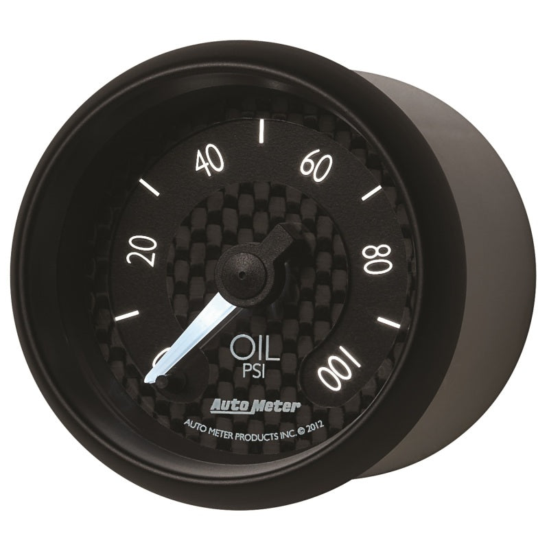 Autometer GT Series 52mm Full Sweep Electronic 0-100 PSI Oil Pressure Gauge Gauges AutoMeter