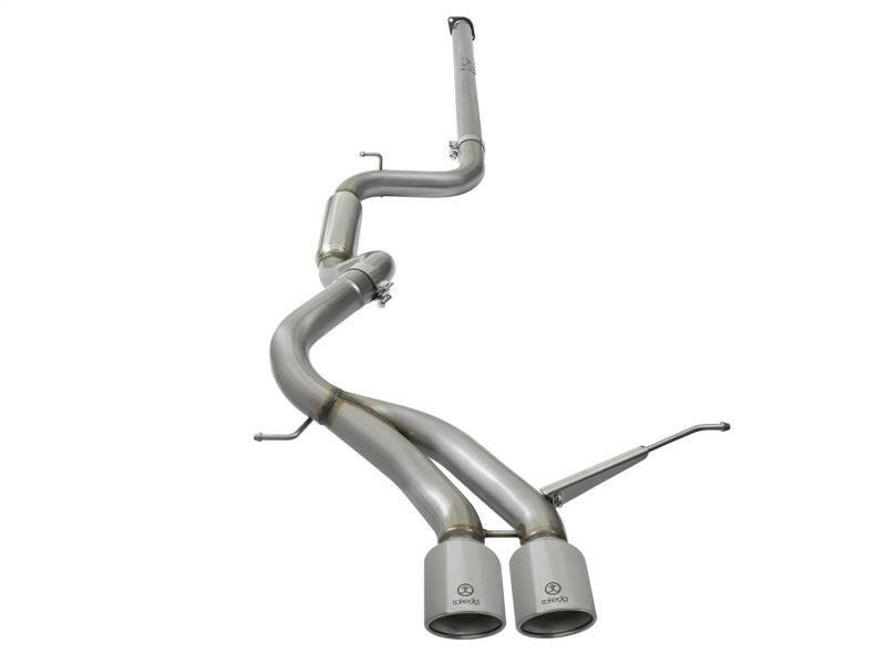 aFe POWER Takeda 3in 304 SS Cat-Back Exhaust w/ Polished Tips 13-17 Ford Focus ST L4-2.0L (t) Catback aFe