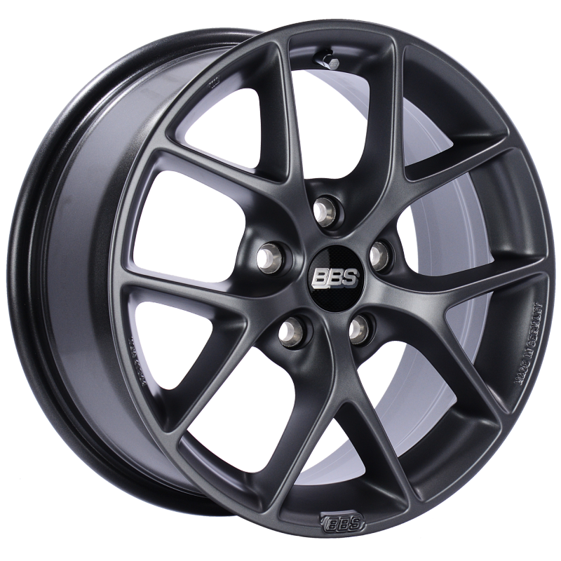 BBS SR 16x7 5x120 ET36 Satin Grey Wheel -82mm PFS/Clip Required Wheels - Cast BBS