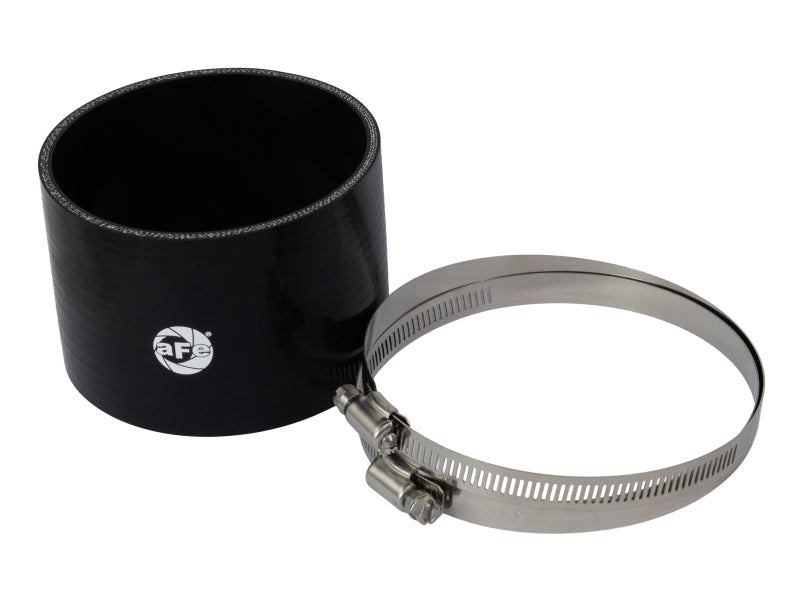 aFe POWER Universal Products Coupler Kit 4in ID x 3in L - Black Air Intake Components aFe
