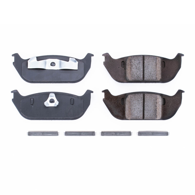 Power Stop 03-05 Lincoln Aviator Rear Z17 Evolution Ceramic Brake Pads w/Hardware Brake Pads - OE PowerStop