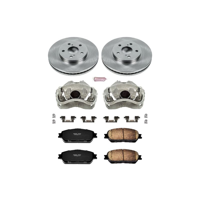 Power Stop 05-07 Toyota Avalon Front Autospecialty Brake Kit w/Calipers Brake Kits - OE PowerStop