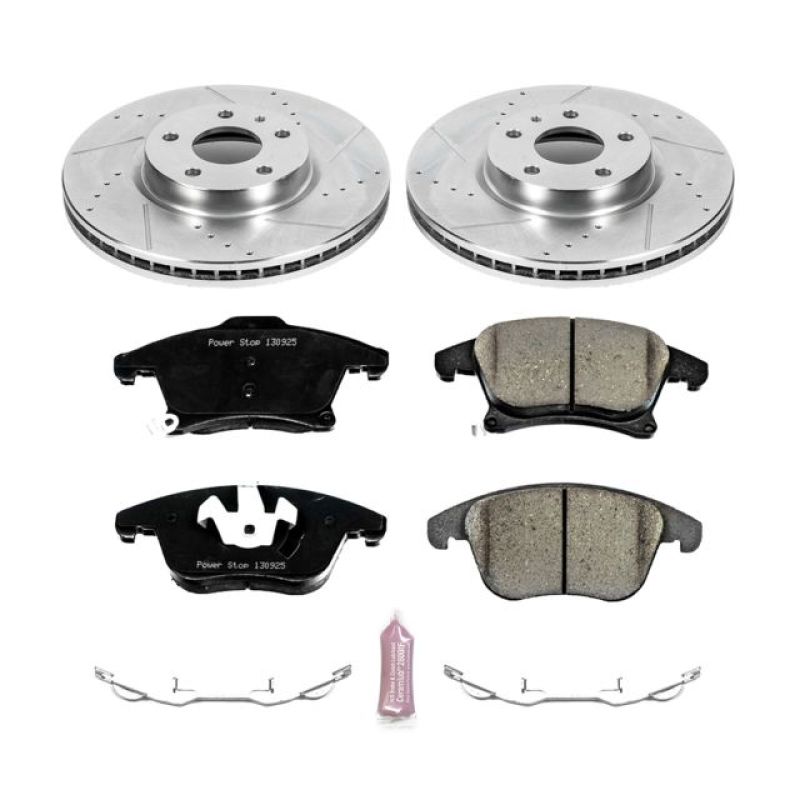 Power Stop 13-19 Ford Fusion Front Z23 Evolution Sport Brake Kit Brake Kits - Performance D&S PowerStop