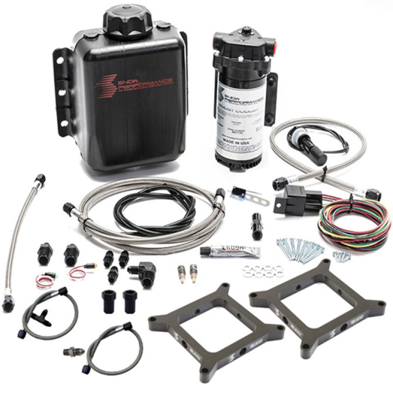 Snow Performance Stage 1 Dual Carb (N/A or Forced Induction) Water Injection Kit w/SS Braided Line Water Meth Kits Snow Performance