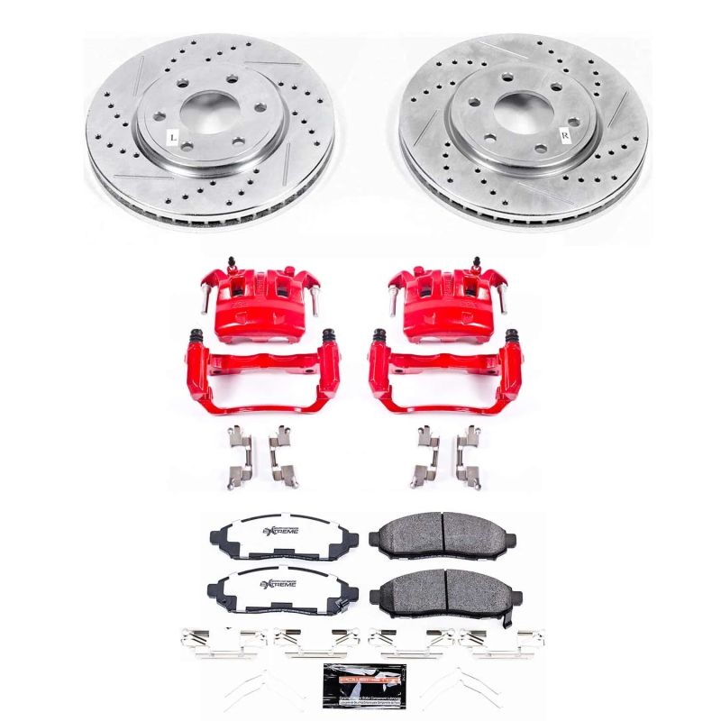 Power Stop 2019 Nissan Frontier Front Z36 Truck & Tow Brake Kit w/Calipers Brake Kits - Performance D&S PowerStop