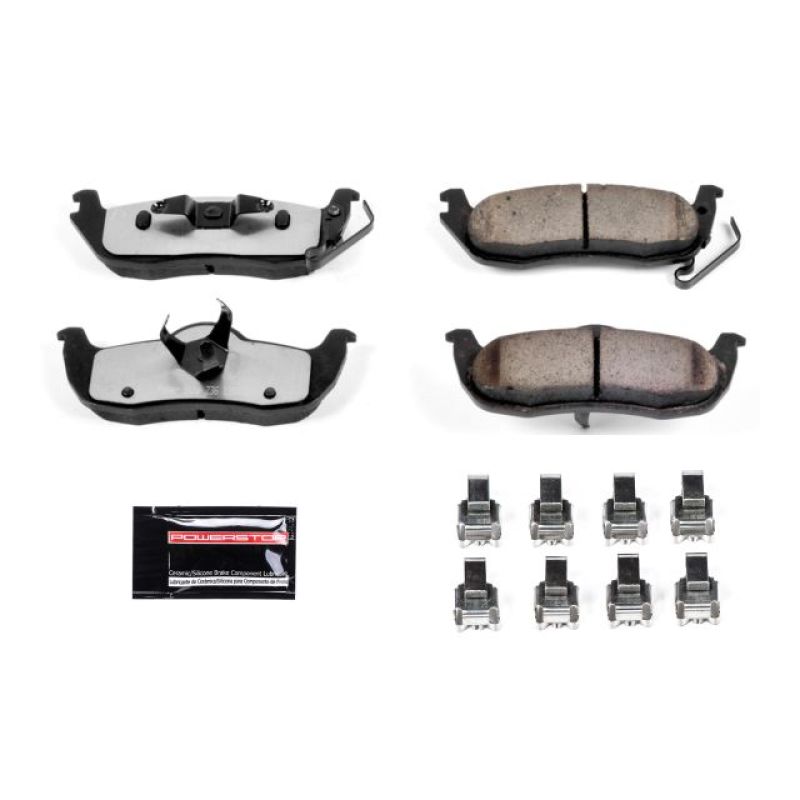 Power Stop 06-10 Jeep Commander Rear Z36 Truck & Tow Brake Pads w/Hardware Brake Pads - Performance PowerStop