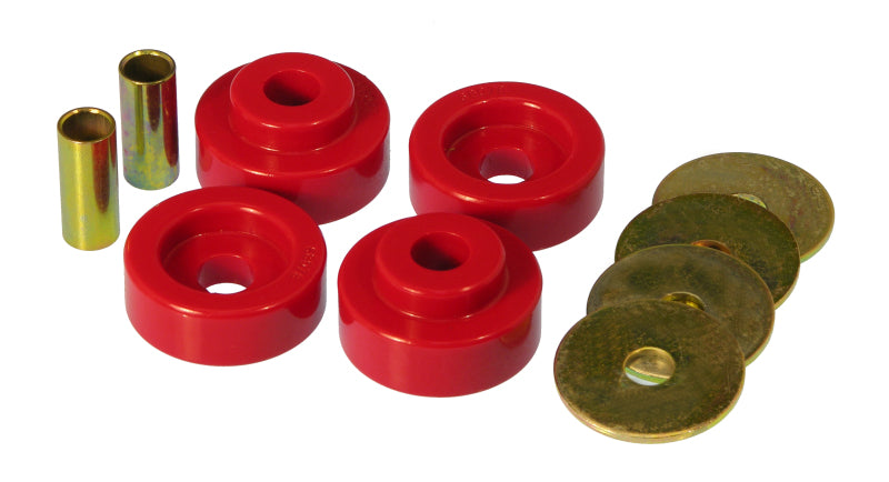 Prothane 73-79 Chrysler B-Body Torsion Bar X-Member Mount - Red Bushing Kits Prothane
