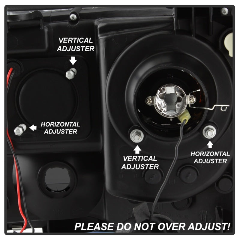 Spyder 05-11 Toyota Tacoma Ver 2 Proj Headlights - Light Bar DRL - Black Smoke PRO-YD-TT05V2-LB-BSM Headlights SPYDER