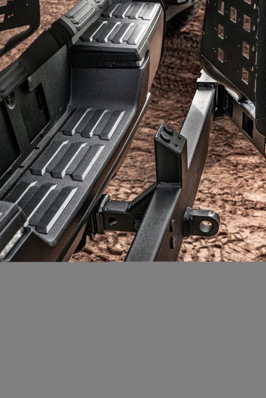 Go Rhino Swing-A-Way Hitch Mounted Tire Carrier (Lic. Plate Lights Not Included) - Textured Black Tire Carriers Go Rhino