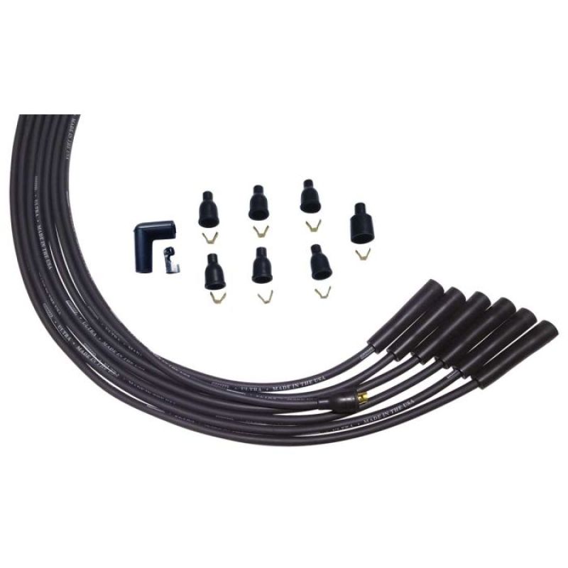 Moroso Universal 6 Cyl 90 Deg Plug Str Non-HEI Ultra Spark Plug Wire Set Spark Plug Wire Sets Moroso