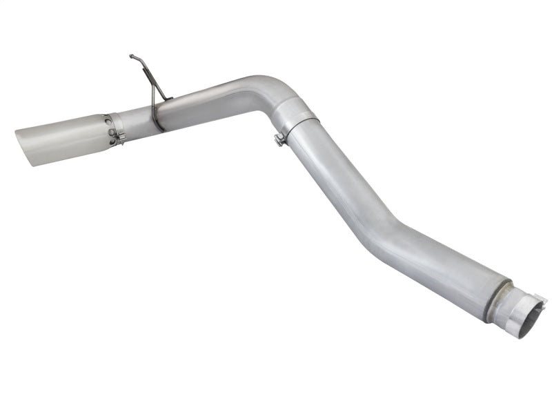 aFe Atlas Exhaust 5in DPF-Back Exhaust Aluminized Steel 2016 Nissan Titan XD V8-5.0L w/ Polished Tip DPF Back aFe