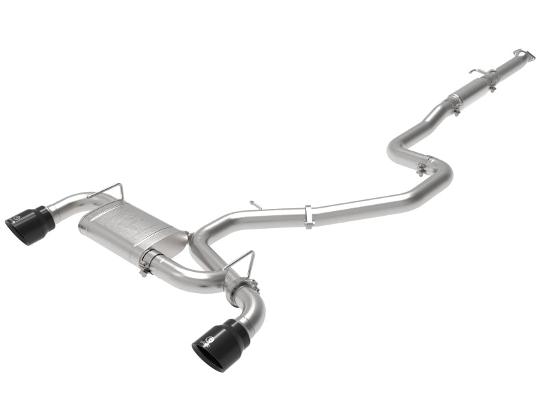 aFe Takeda Exhaust Cat-Back 19-20 Hyundai Veloster N 304SS Black Dual Tips Exhaust Catback aFe