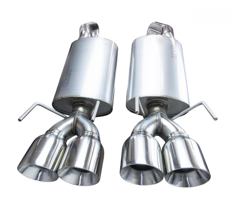 Kooks 05-08 Chevy Corvette C6 LS2/LS3 6.0L/6.2L OEM x 2 1/2in Axleback w/Pol tips Axle Back Kooks Headers