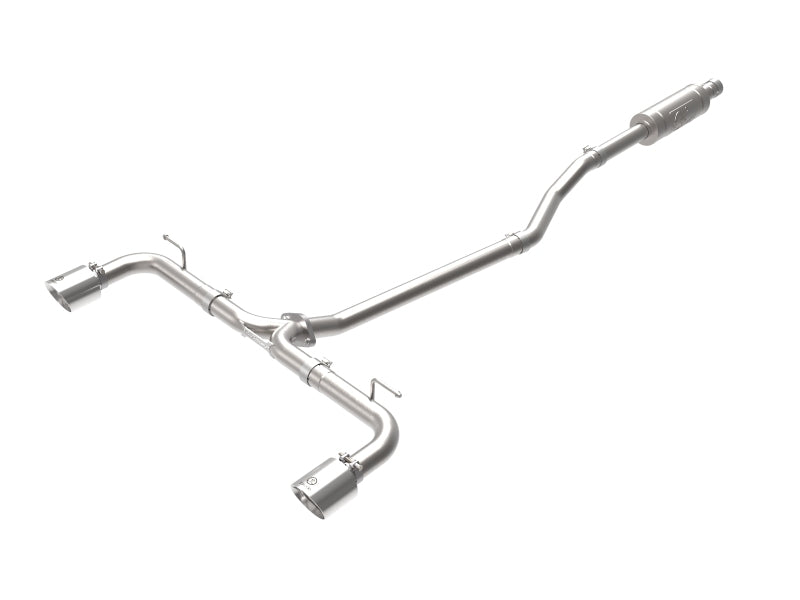 aFe Takeda 2-1/2in 304 SS Cat-Back Exhaust w/ Polished Tips 14-18 Mazda 3 L4 2.0L/2.5L Catback aFe