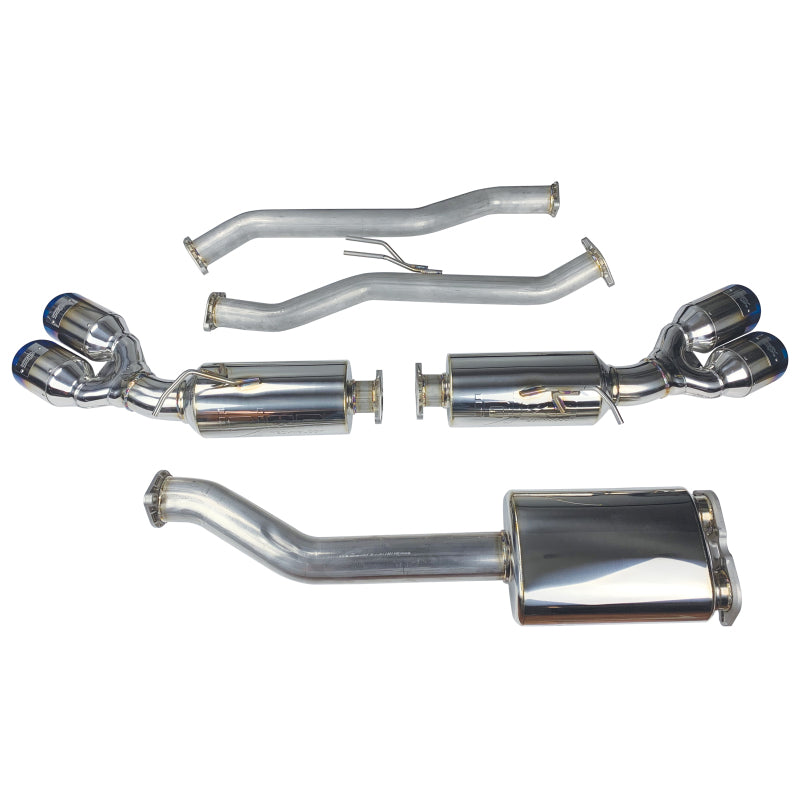 Injen 10-13 Hyundai Genesis Coupe 2.0L(t) 4cyl SS Exhaust w/ 76mm Y-Pipe Resonator/Molded SS Flanges Catback Injen