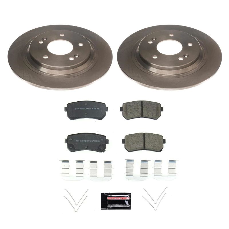 Power Stop 18-20 Hyundai Kona Rear Autospecialty Brake Kit Brake Kits - OE PowerStop