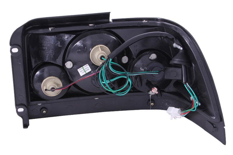 ANZO 1993-1997 Toyota Corolla Taillights Black Tail Lights ANZO