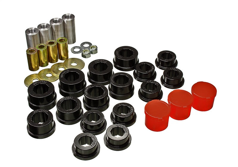 Energy Suspension 93-98 Toyota Supra Front Control Arm Bushing Set - Black Bushing Kits Energy Suspension