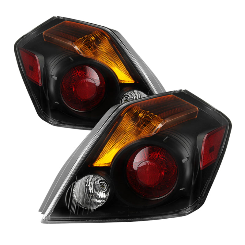 xTune Nissan Altima Sedan & Hybrid 2007-2012 OEM Style Tail Lights -Black ALT-JH-NA07-4D-OE-BK Tail Lights SPYDER