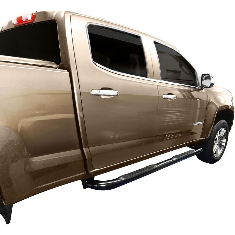 Westin 2015-2018 Chevrolet/GMC Colorado/Canyon Extended Cab E-Series 3 Nerf Step Bars - Black Nerf Bars Westin