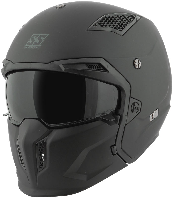 Speed and Strength SS2400 Solid Speed Helmet Black - Large Helmets and Accessories Speed and Strength