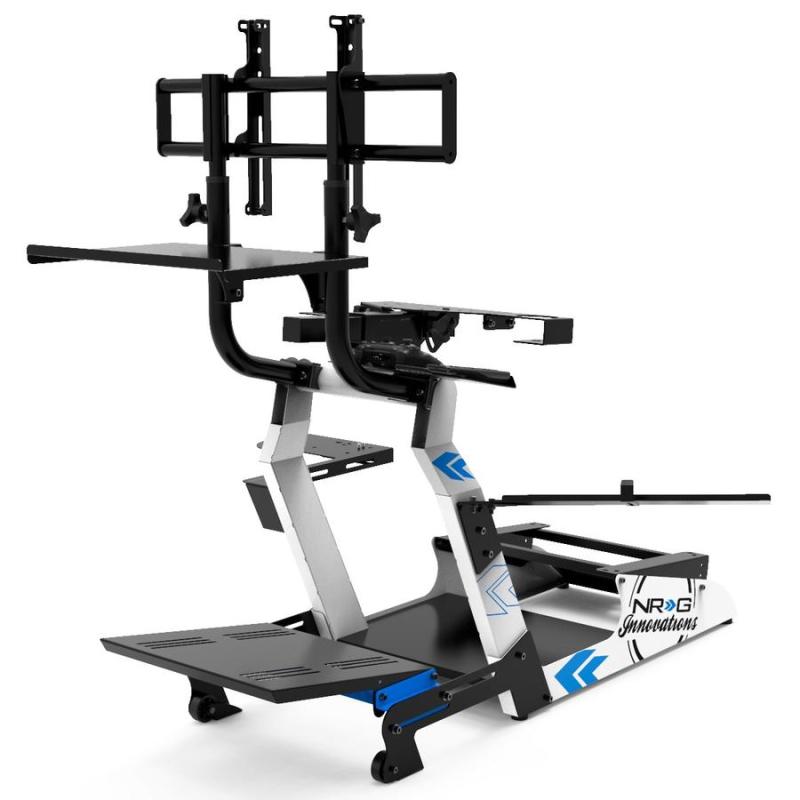 NRG Racing Simulator Stand for Logitech, Thrustmaster, and Fanatec Quick Release Adapters NRG