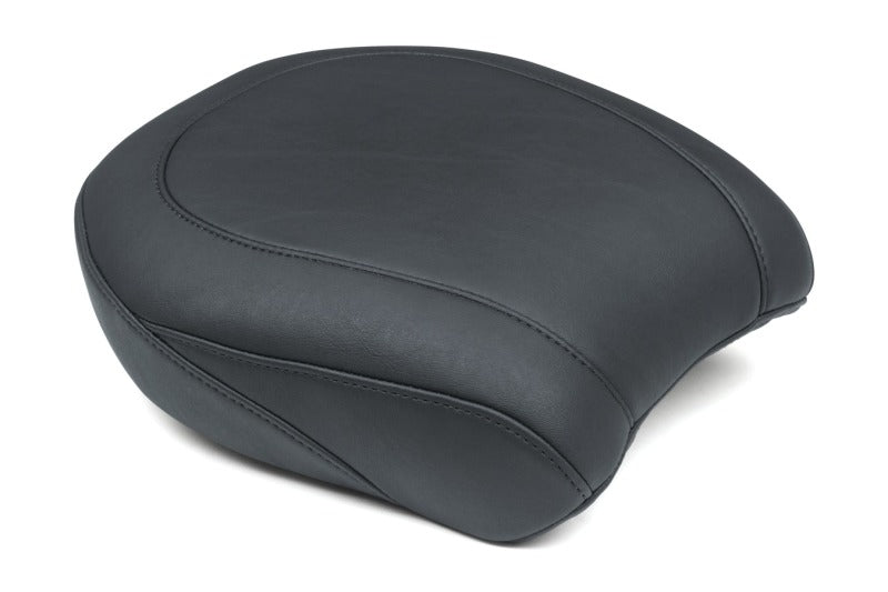 Mustang 14-17 Harley Fat Bob Wide Tripper Passenger Seat - Black Passenger Motorcycle Seats Mustang Motorcycle