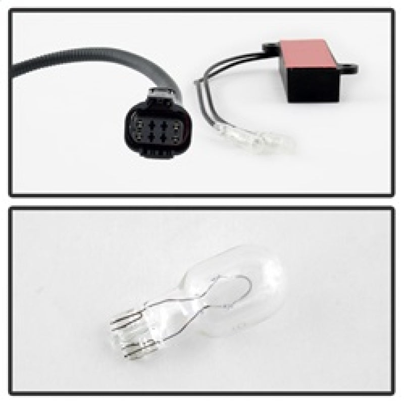 xTune Chevy 1500 14-16 / Silverado 2500HD/3500HD LED Tail Lights - Black Smoked ALT-JH-CS14-LED-BSM Tail Lights SPYDER