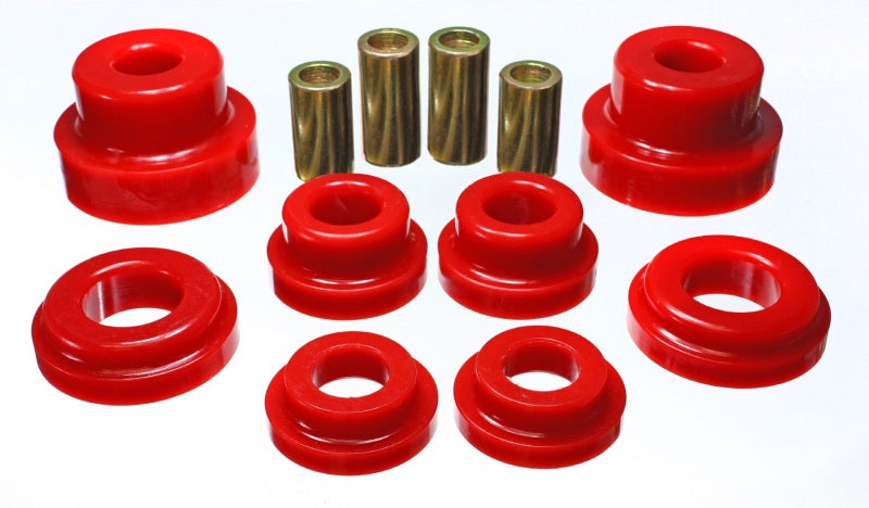 Energy Suspension 10 Chevy Camaro Red Rear Sub-Frame Mount Replacement Bushing Set Bushing Kits Energy Suspension