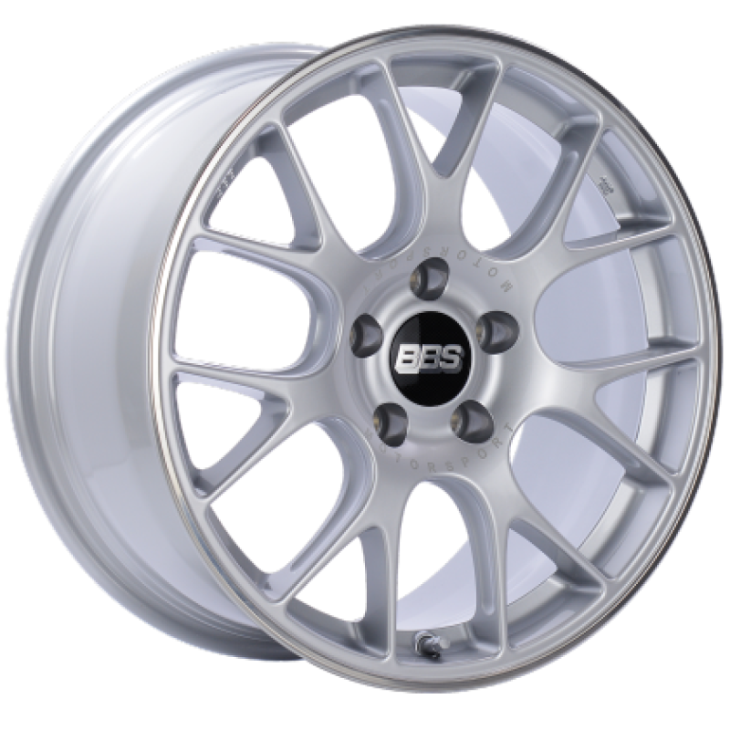 BBS CH-R 20x10.5 5x120 ET35 Silver Polished Rim Protector Wheel -82mm PFS/Clip Required Wheels - Cast BBS
